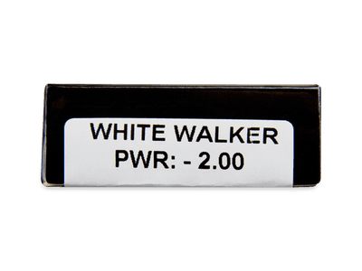 CRAZY LENS - White Walker - lentile zilnice cu dioptrie (2 lentile) - vizualizare parametrii