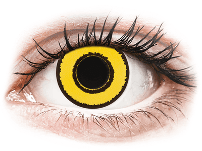CRAZY LENS - Yellow Twilight - lentile zilnice cu dioptrie
