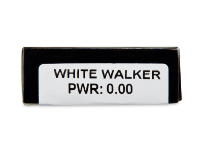 CRAZY LENS - White Walker - lentile zilnice fără dioptrie (2 lentile) - vizualizare parametrii