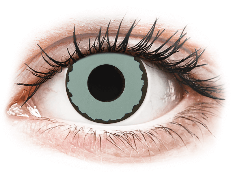 CRAZY LENS - Zombie Virus - lentile zilnice fără dioptrie (2 lentile) - Lentile colorate