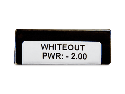 CRAZY LENS - WhiteOut - lentile zilnice cu dioptrie (2 lentile) - vizualizare parametrii