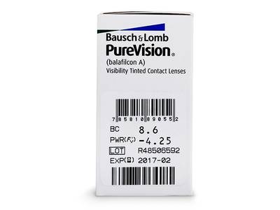 PureVision (6 lentile) - vizualizare parametrii