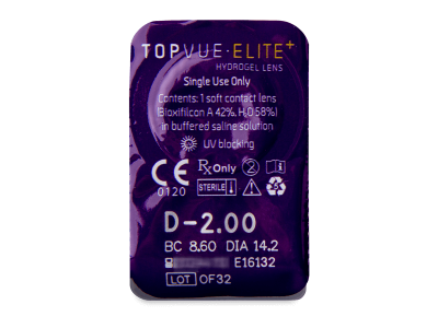 TopVue Elite+ (90 lentile) - vizualizare ambalaj