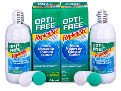 Soluție OPTI-FREE RepleniSH 2x 300 ml - design-ul vechi
