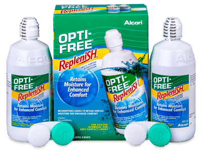 Soluție OPTI-FREE RepleniSH 2x 300 ml - design-ul vechi