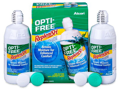 Soluție OPTI-FREE RepleniSH 2 x 300 ml - Economy duo pack- solution