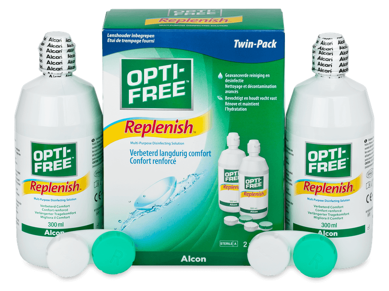 Soluție OPTI-FREE RepleniSH 2x 300 ml - Economy duo pack- solution