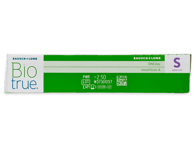 Biotrue ONEday (90 lentile) - vizualizare parametrii