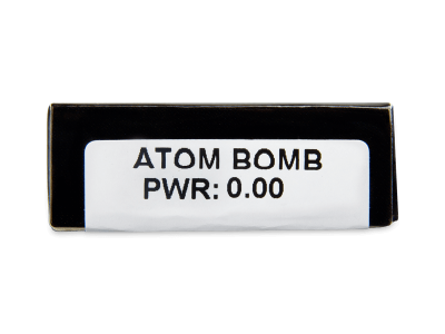 CRAZY LENS - Atom Bomb - lentile zilnice fără dioptrie (2 lentile) - vizualizare parametrii
