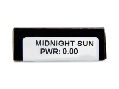 CRAZY LENS - Midnight Sun - lentile zilnice fără dioptrie (2 lentile) - vizualizare parametrii