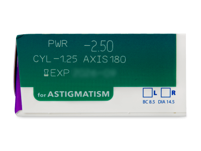 Precision1 for Astigmatism (90 lentile) - vizualizare parametrii
