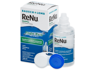 Soluție ReNu MultiPlus Flight Pack 100 ml