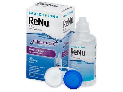 Soluție ReNu MPS Sensitive Eyes Flight pack 100 ml