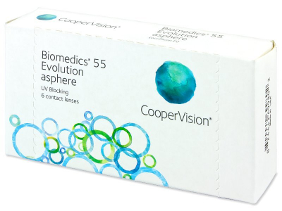 Biomedics 55 Evolution (6 lentile) - Lentile de contact lunare