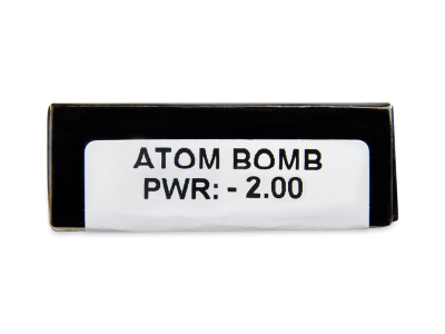 CRAZY LENS - Atom Bomb - lentile zilnice cu dioptrie (2 lentile) - vizualizare parametrii