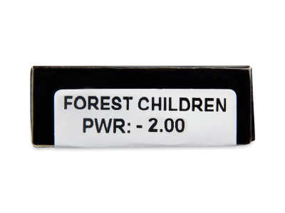 CRAZY LENS - Forest Children - lentile zilnice cu dioptrie (2 lentile) - vizualizare parametrii