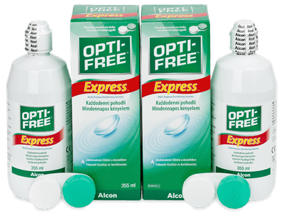 Soluție OPTI-FREE Express 2 x 355 ml - Produsul este disponibil și în acest pachet
