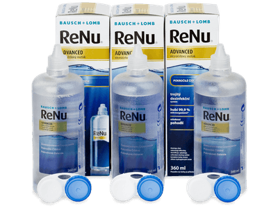 Soluție ReNu Advanced 3x 360 ml