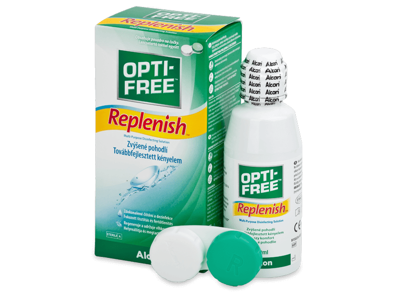 Soluție  OPTI-FREE RepleniSH 120 ml  - soluție de curățare