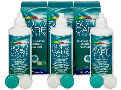 Soluție SoloCare Aqua 3 x 360 ml 