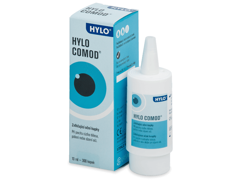 Picături oftalmice  HYLO-COMOD 10 ml  - Picături pentru ochi