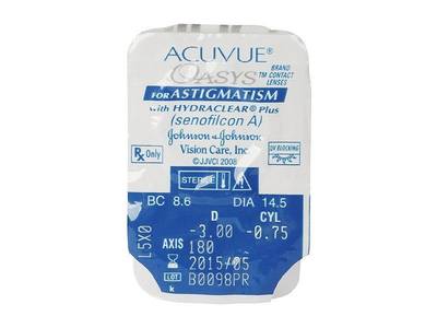 Acuvue Oasys for Astigmatism (6 lentile) - vizualizare ambalaj