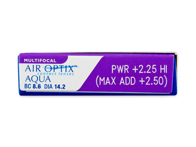 Air Optix Aqua Multifocal (3 lentile) - vizualizare parametrii