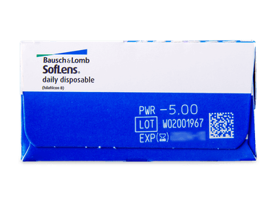 SofLens Daily Disposable (30 lentile) - vizualizare parametrii