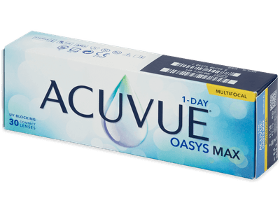 Acuvue Oasys Max 1-Day Multifocal (30 lentile) - Lentile de contact multifocale