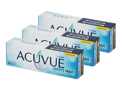 Acuvue Oasys Max 1-Day Multifocal (90 lentile) - Lentile de contact multifocale