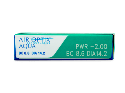 Air Optix Aqua (6 lentile) - vizualizare parametrii