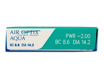 Air Optix Aqua (6 lentile) - vizualizare parametrii