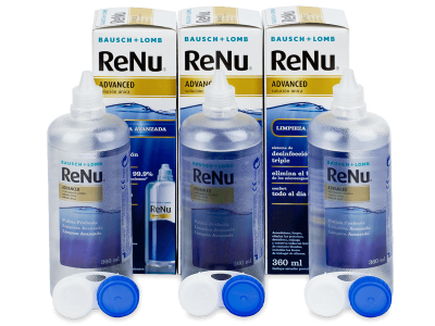 Soluție ReNu Advanced 3x 360 ml 