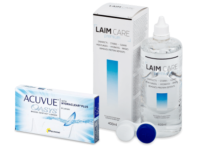 Acuvue Oasys (6 lentile) + soluție Laim Care 400ml