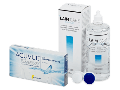 Acuvue Oasys (6 lentile) + soluție Laim Care 400 ml
