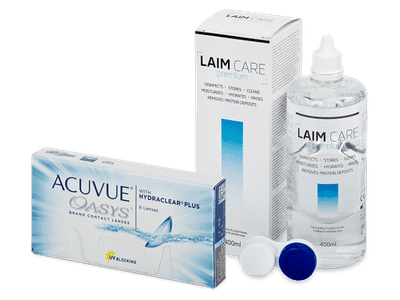 Acuvue Oasys (6 lentile) + soluție Laim Care 400ml