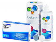 SofLens 59 (6 lentile) + soluție Gelone 360 ml Pachete economice - SofLens 59 (6 lentile) + soluție Gelone 360 ml