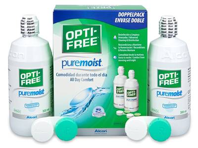 Soluție OPTI-FREE PureMoist 2 x 300 ml - Produsul este disponibil și în acest pachet