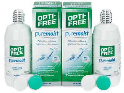 Soluție OPTI-FREE PureMoist 2 x 300 ml - Produsul este disponibil și în acest pachet