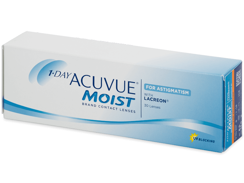 1 Day Acuvue Moist for Astigmatism (30 lentile) - Lentile de contact pentru astigmatism