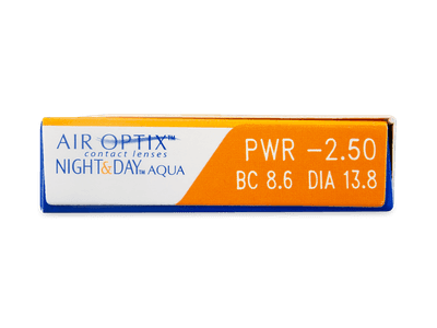 Air Optix Night and Day Aqua (6 lentile) - vizualizare parametrii